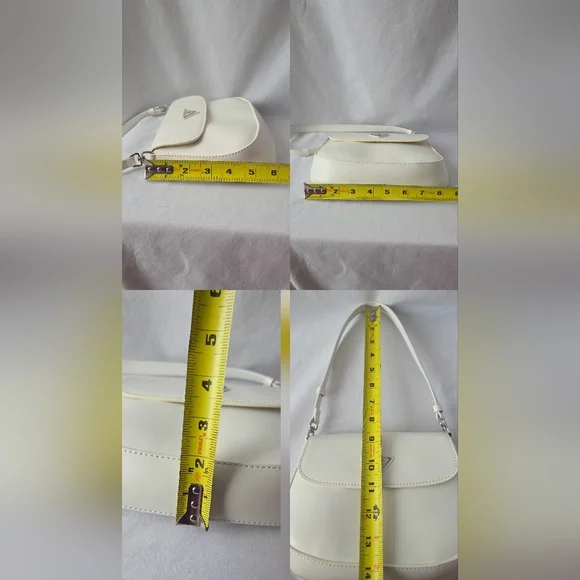 Prada Cleo Flap Leather Handbag - Picture 15 of 16